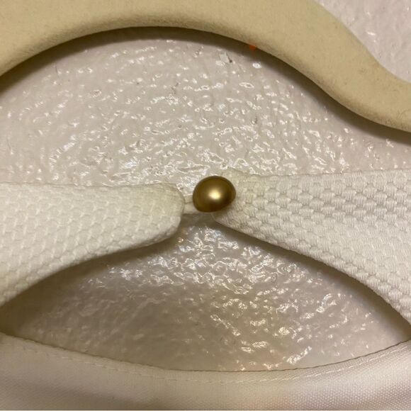 Lulus Living For Love White open Back Skater bridal shower Textured dress y2k XS - Picture 10 of 12